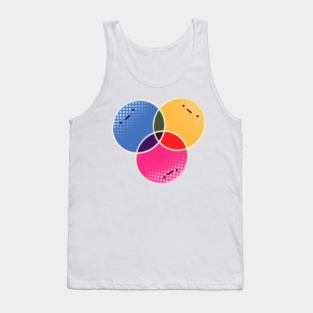 Chromatic Cute..Circle Tank Top by SunnyMoum